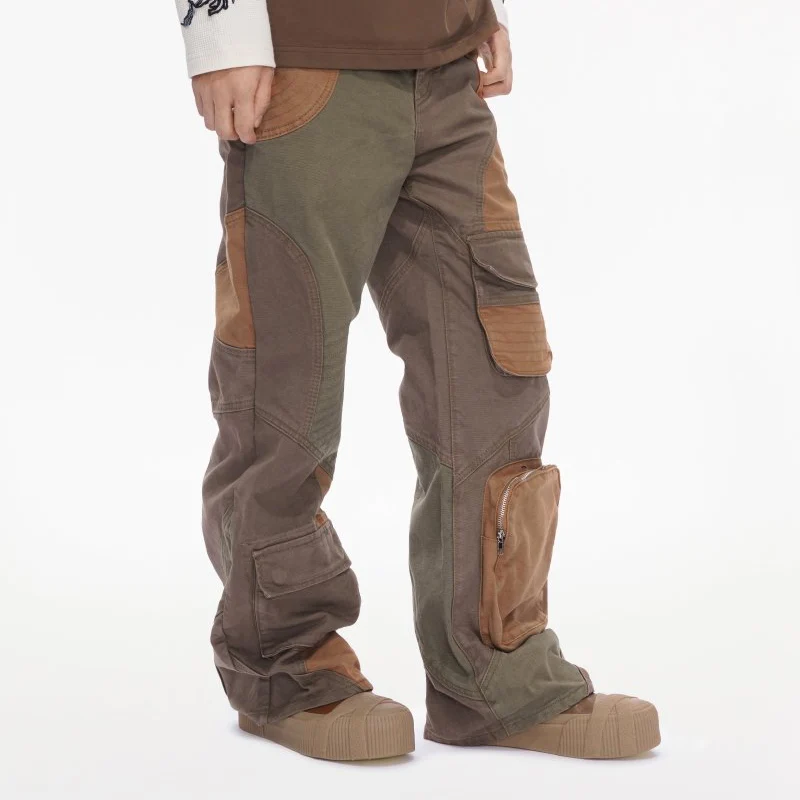 Valabasas Handy Jeans - Patchwork Brown Multi