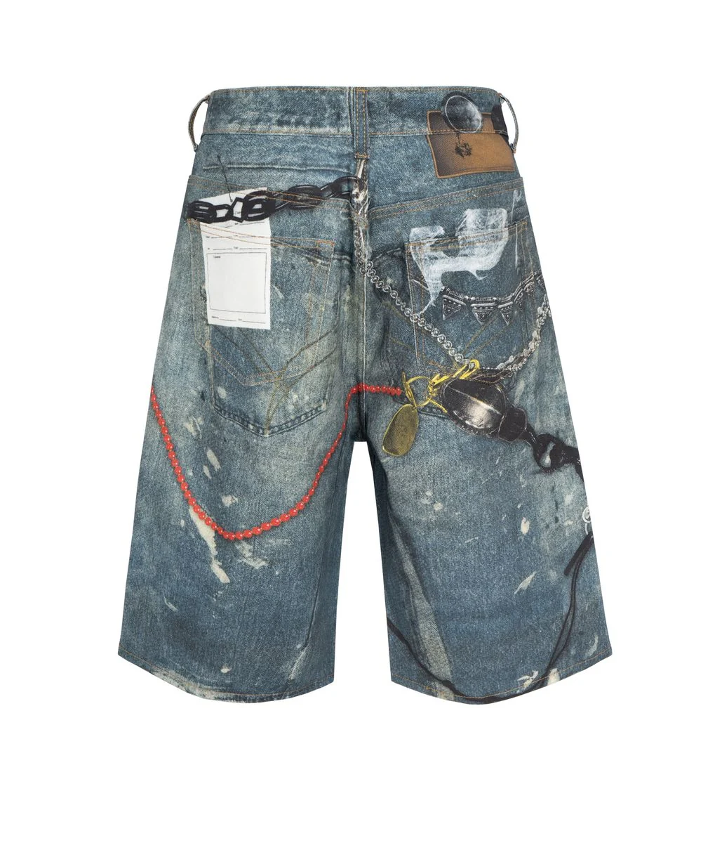 Undeveloped Hardware Shorts - Graphic Dirty Blue - Image 3