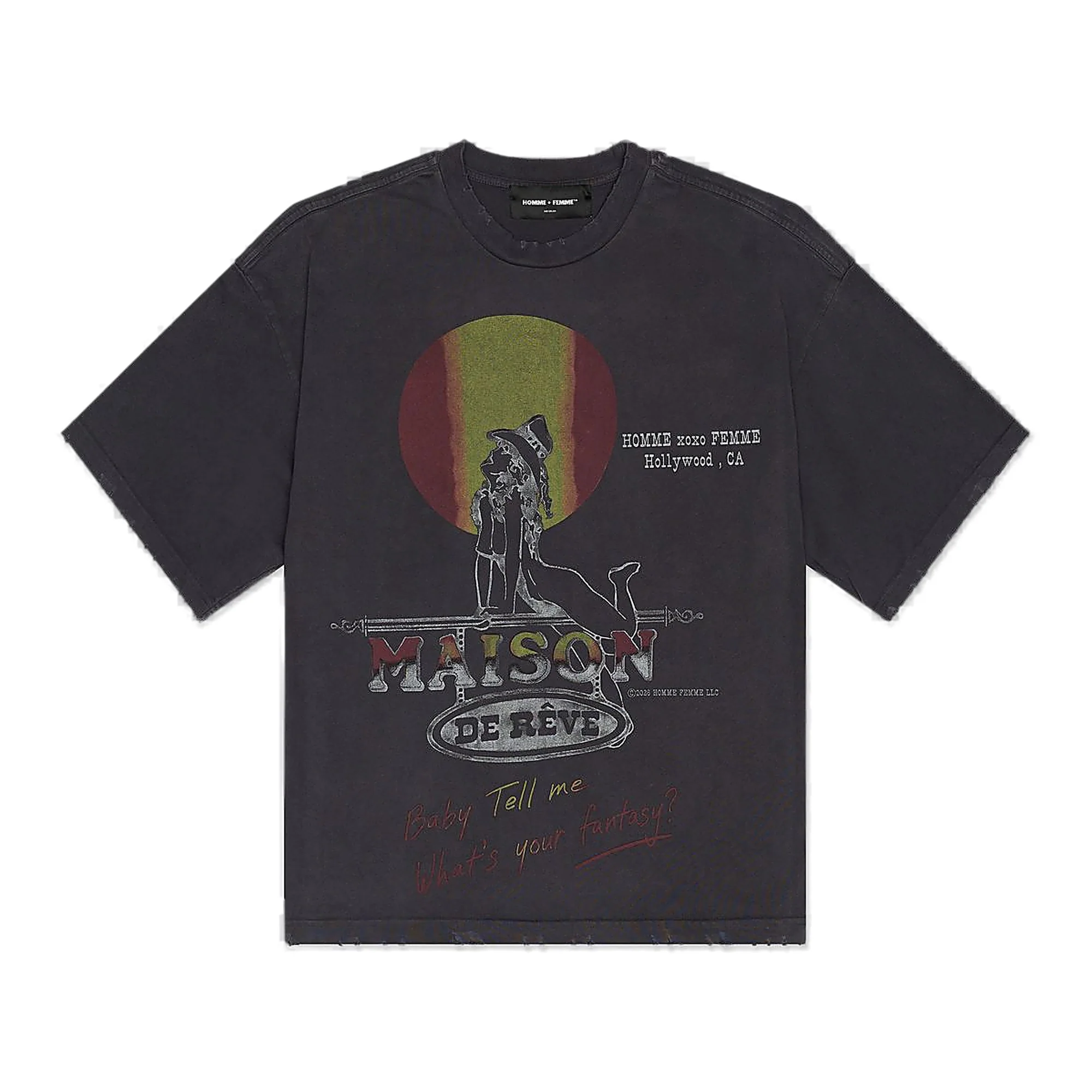 Homme+Femme Dream House T-Shirt - Graphic Black