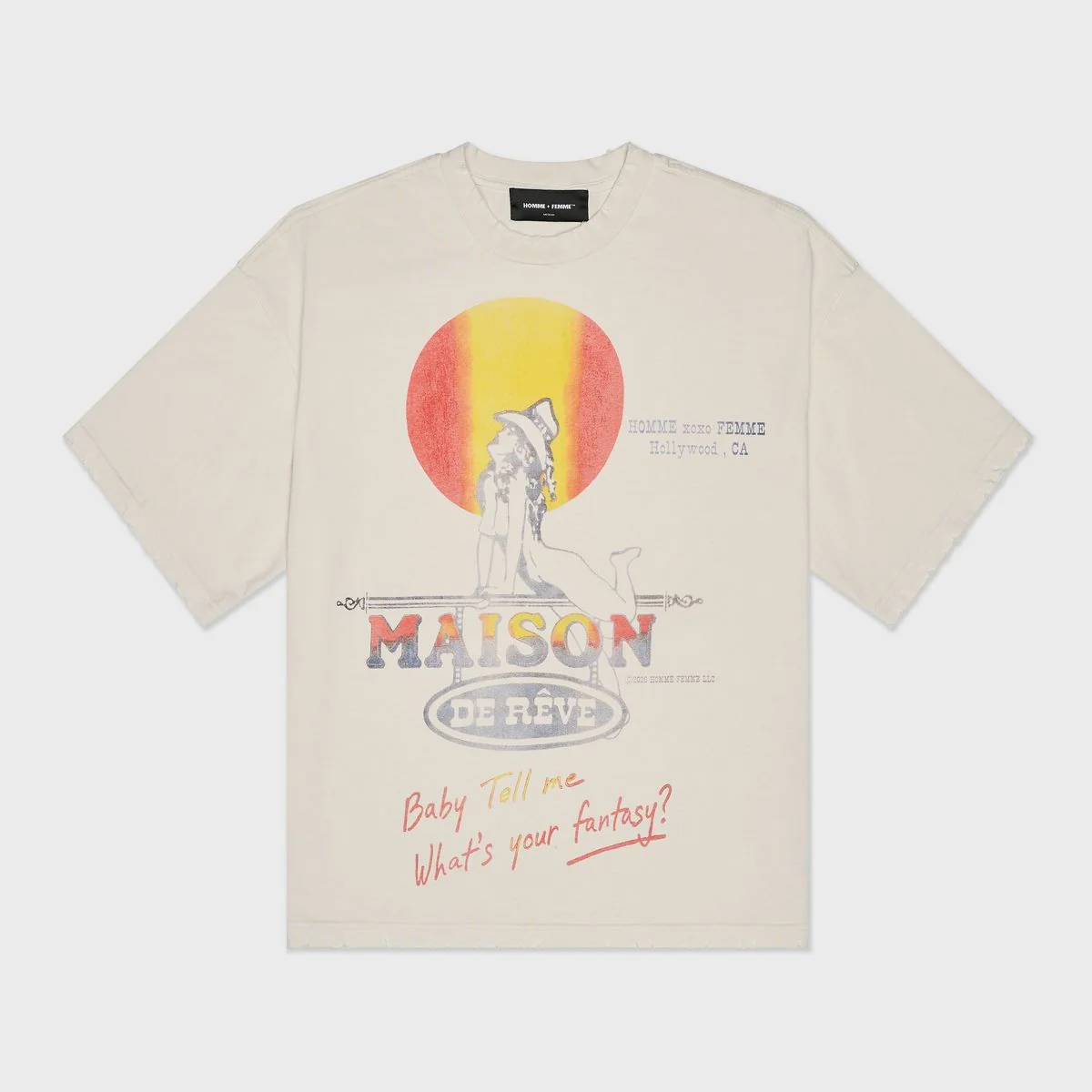Homme+Femme Dream House Tee - Graphic White