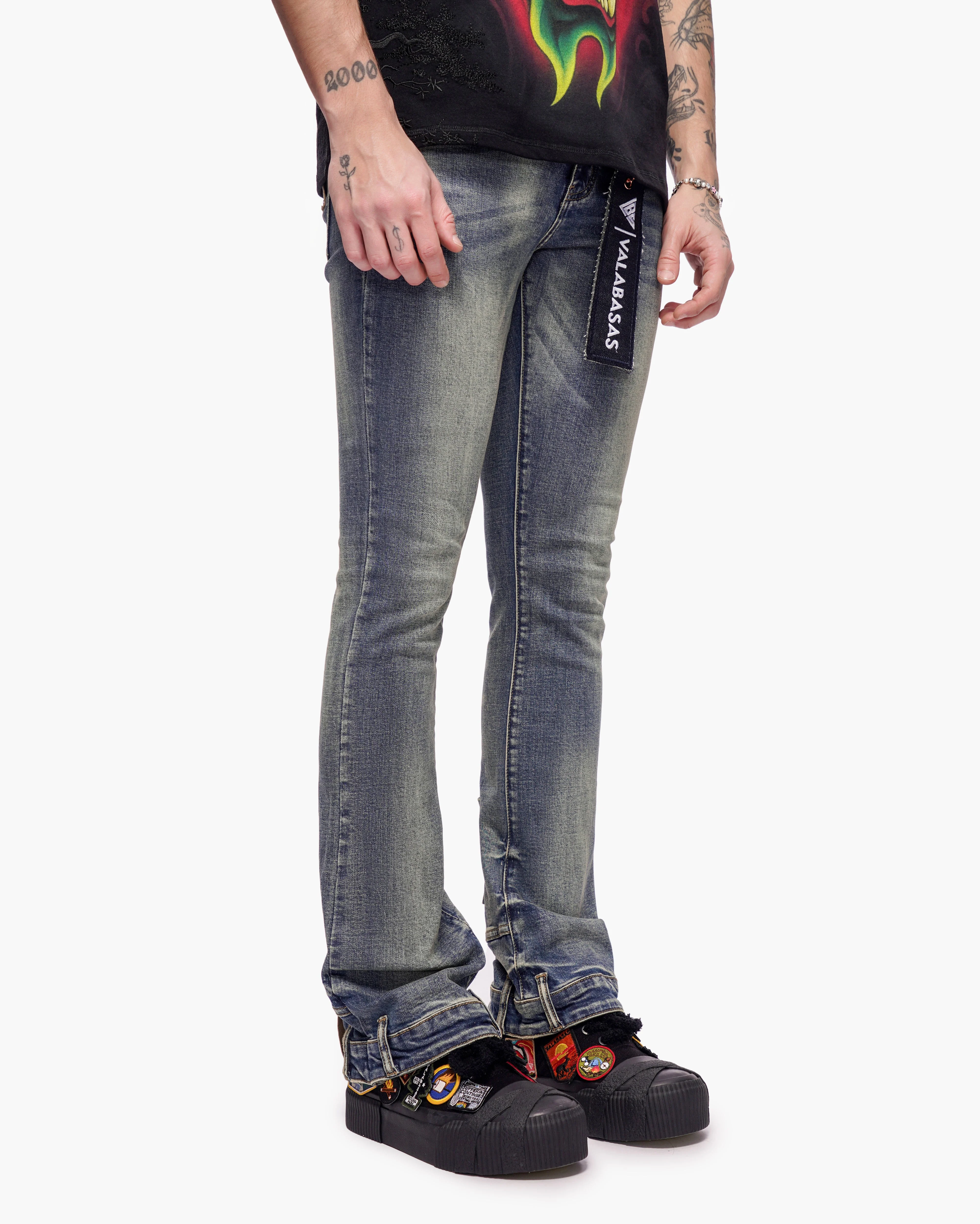 Valabasas HIKARI Jeans - Stacked Blue Washed - Image 6