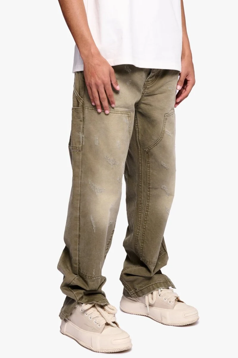 Valabasas Hound Straight Jeans Green Washed - Image 4