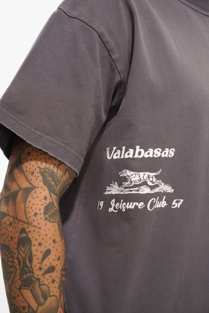 Valabasas Hound Tee T-Shirt Grey - Image 4