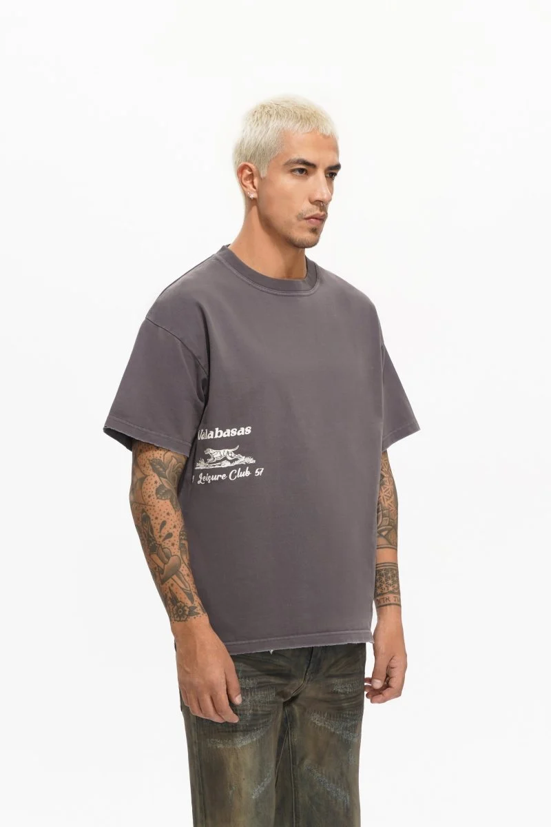 Valabasas Hound Tee T-Shirt Grey - Image 9