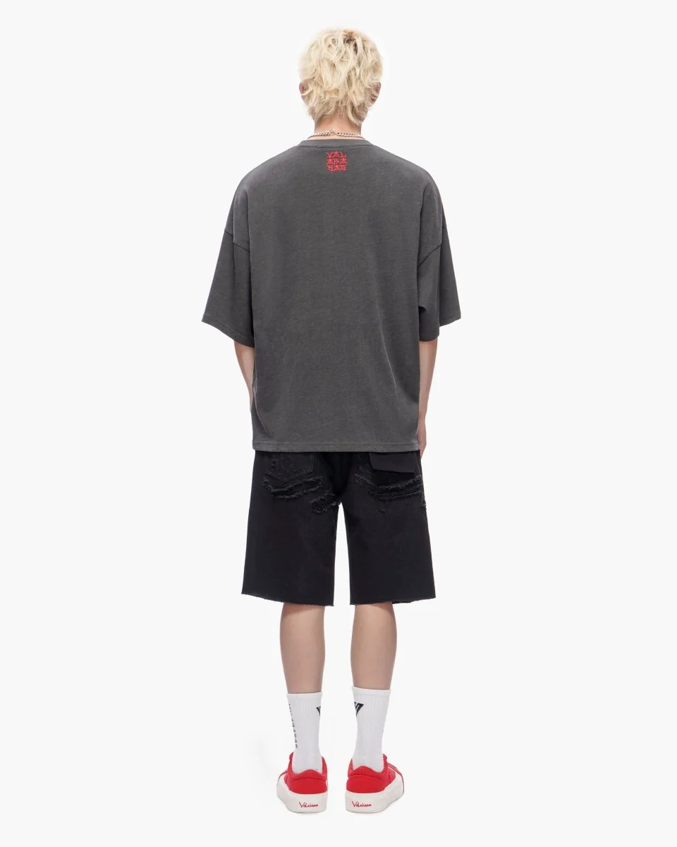 Valabasas Guardian Tee - Oversized Black - Image 10