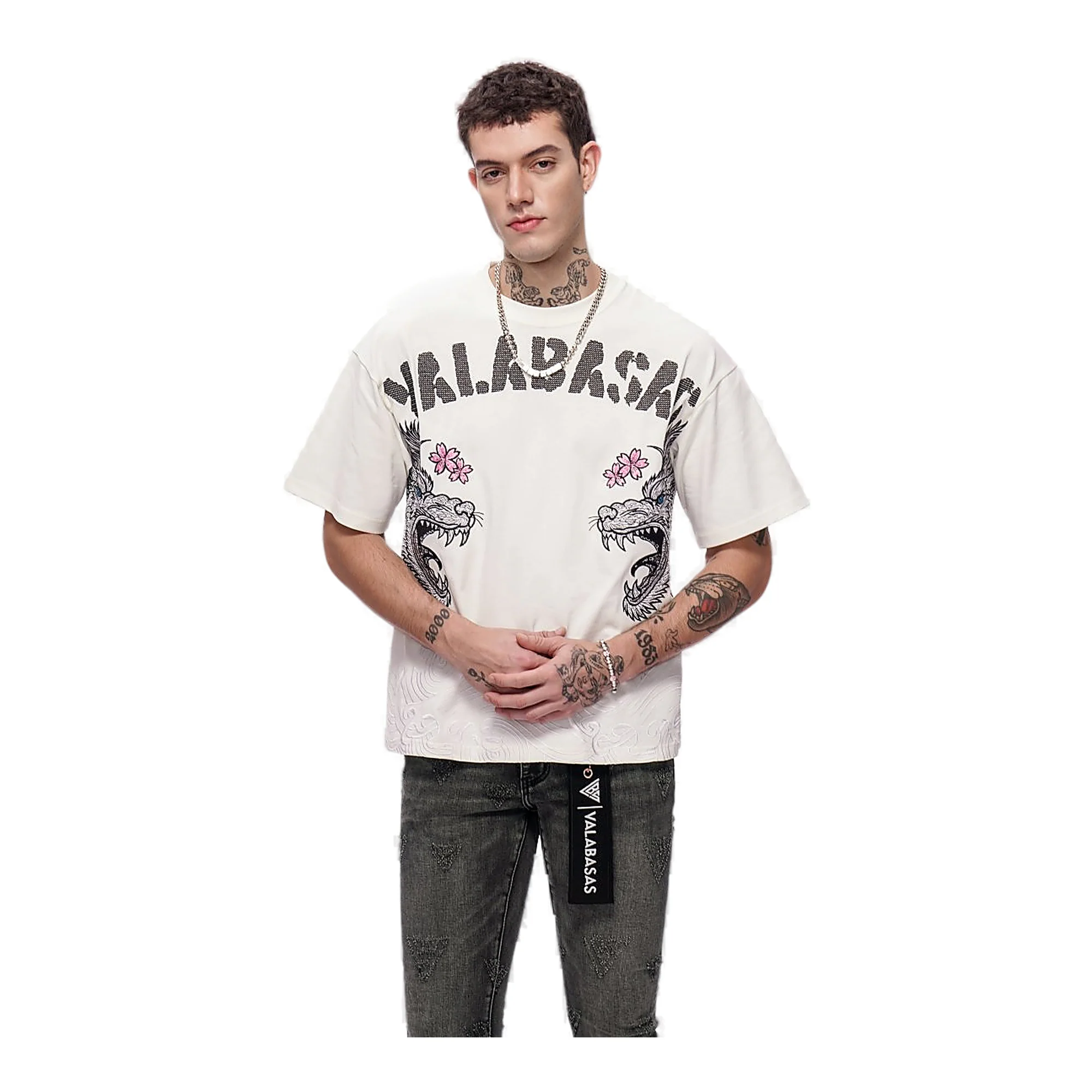Valabasas Ikari T-Shirt - Graphic Off White