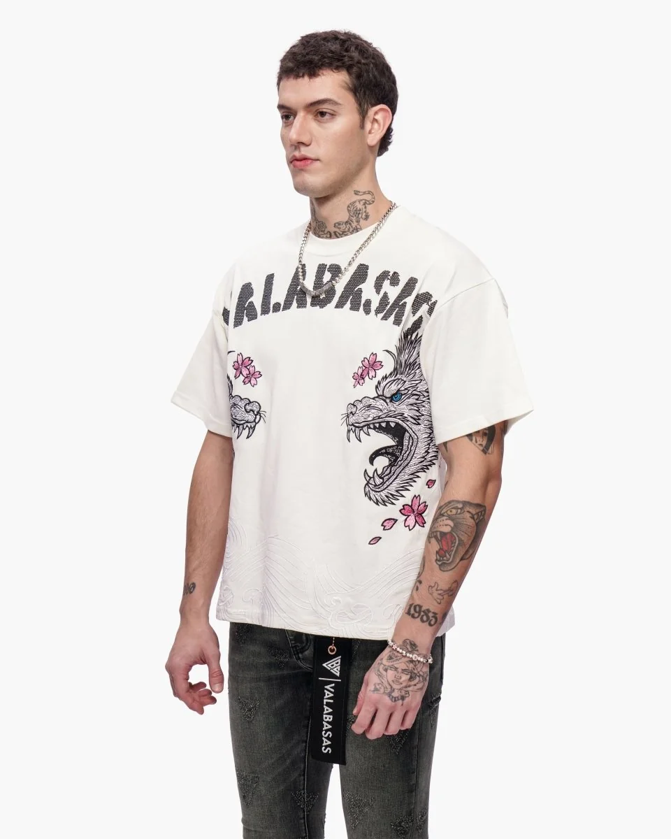 Valabasas Ikari T-Shirt - Graphic Off White - Image 6