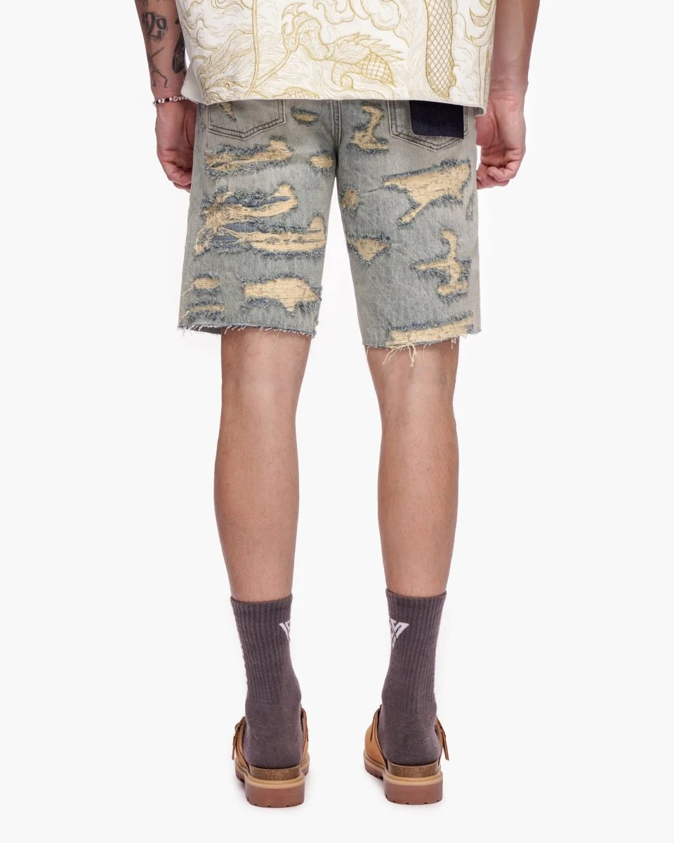 Valabasas Incise Shorts - Distressed Vintage Wash - Image 7