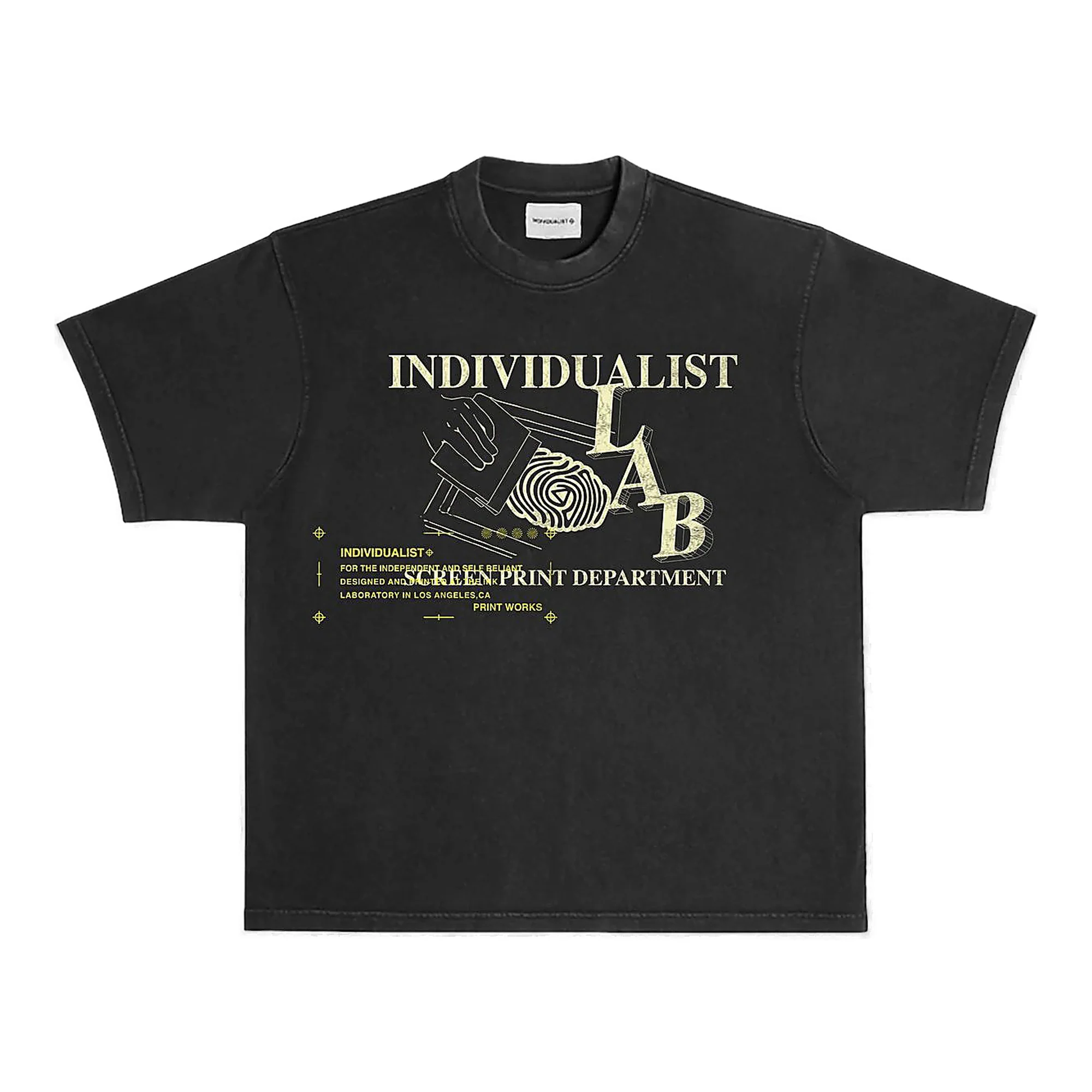 Indvlst Lab Tee - Graphic Vinblk
