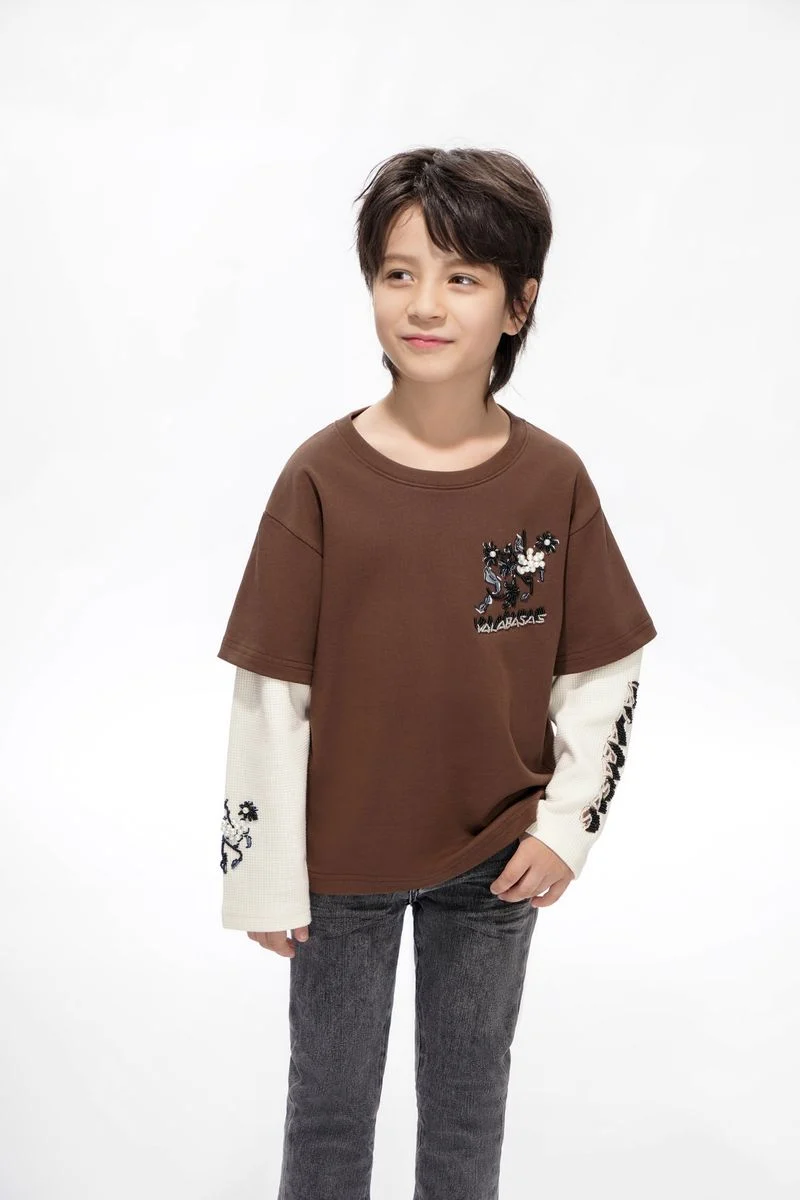 Valabasas Inheritance Kids Tee - Layered Sleeves - Image 5