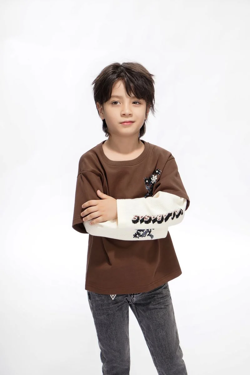 Valabasas Inheritance Kids Tee - Layered Sleeves - Image 8