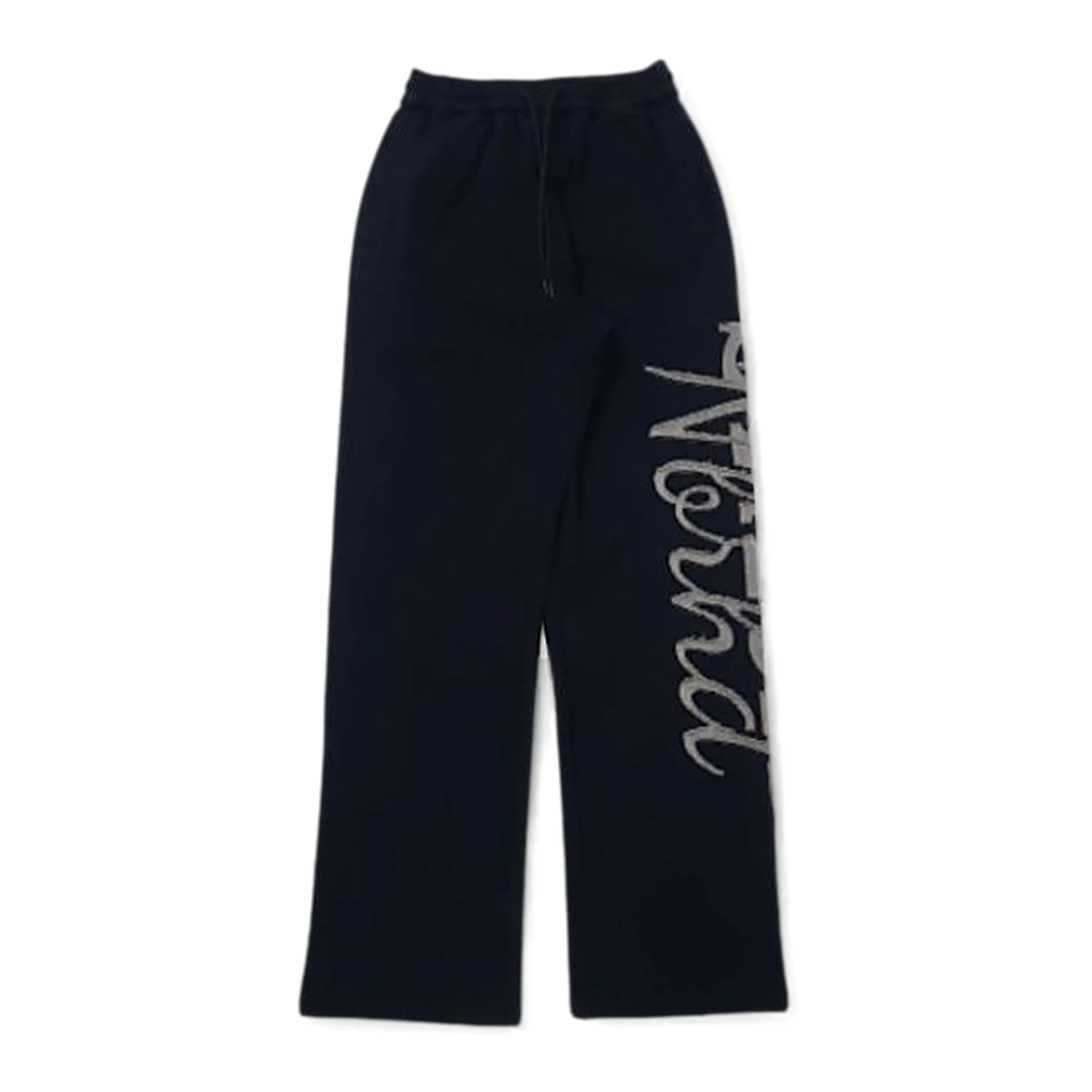 6th Nbrhd Script Sweatpants - Graphic Black