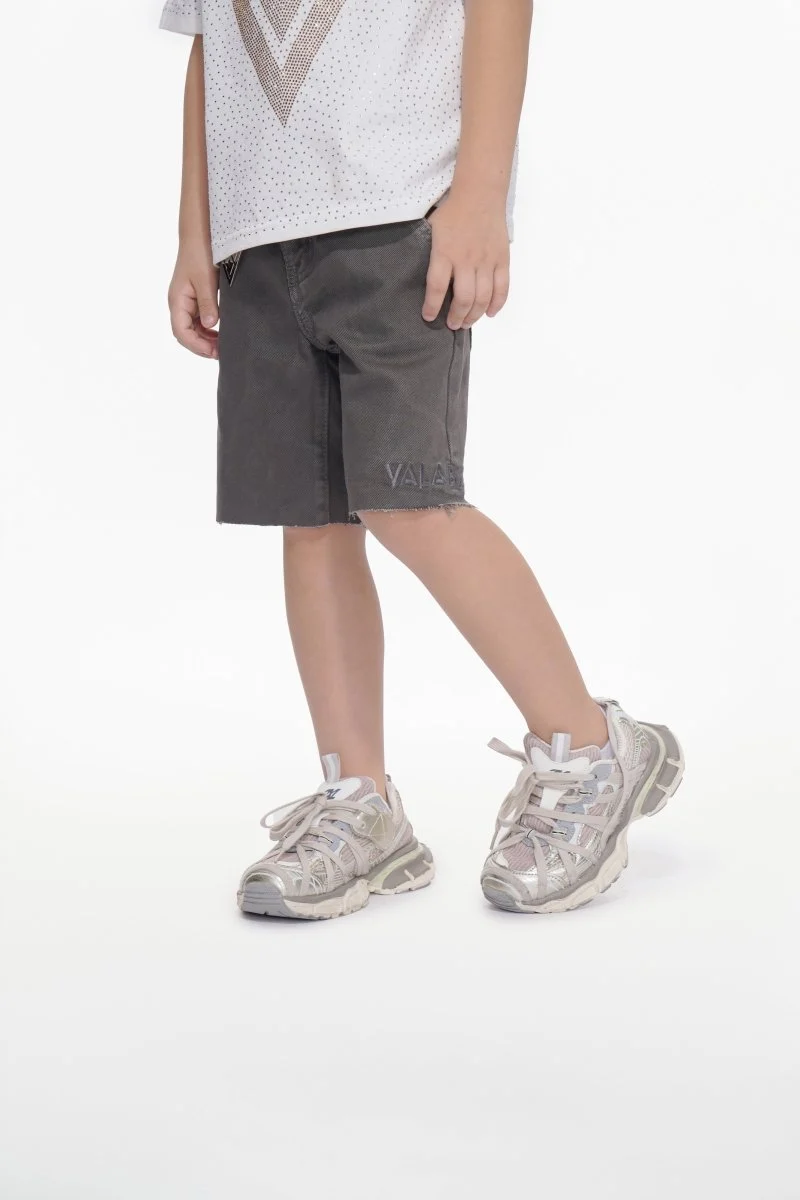 Valabasas Raw Kids Shorts - Waxed Finish - Image 6