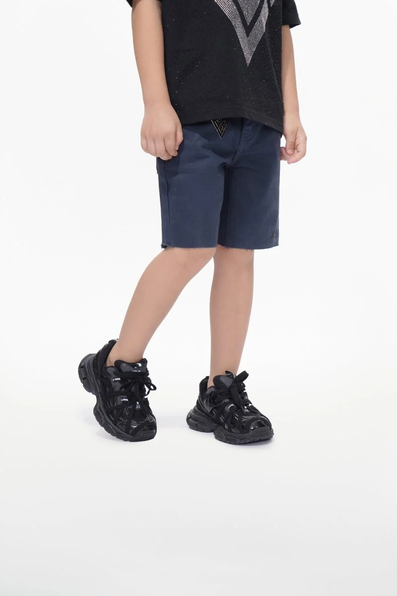 Valabasas Raw Kids Shorts - Waxed Denim - Image 5