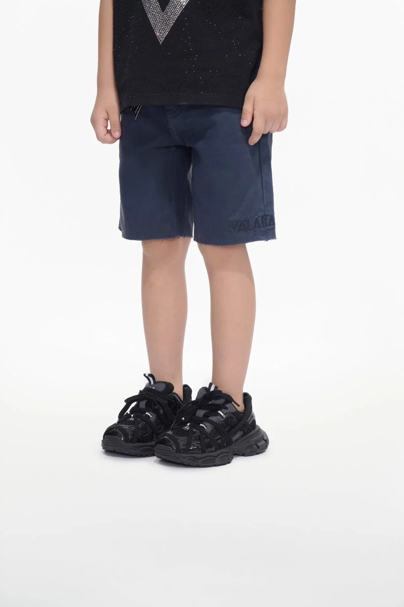 Valabasas Raw Kids Shorts - Waxed Denim - Image 7