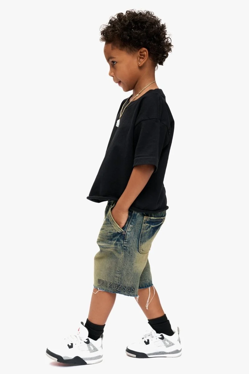 Jr. Shorts Kids Denim Shorts Medium Vintage - Image 4
