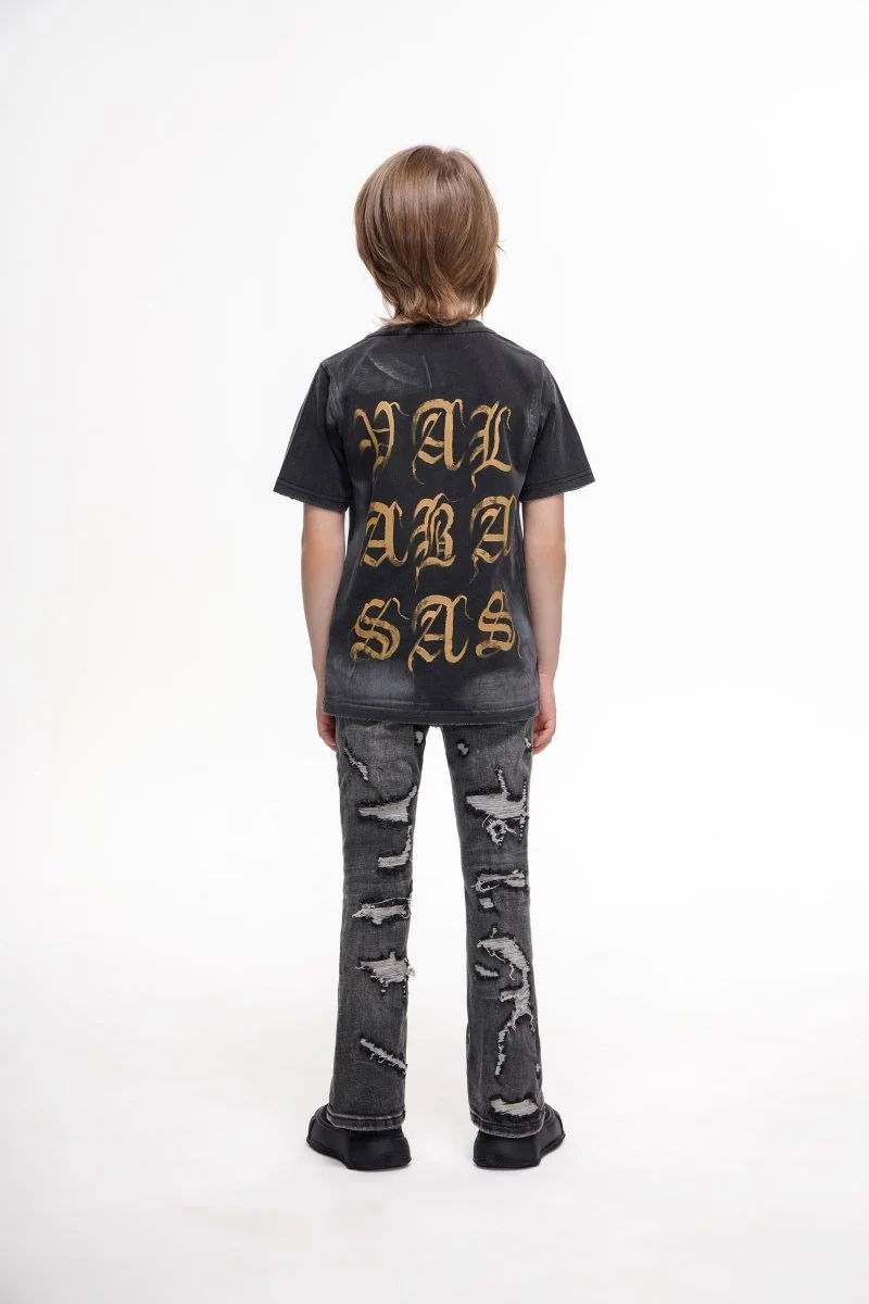 Valabasas Breach Youth Jeans - Distressed Grey - Image 10