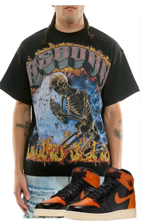 Kdnk Skeleton Tee - Graphic Black - Image 2