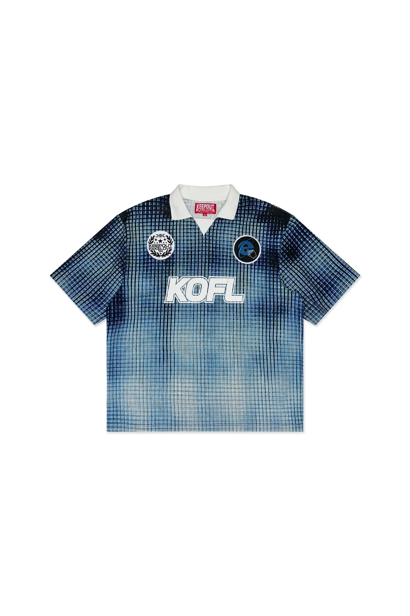Kofl Grid Tee - Graphic Royal - Image 3