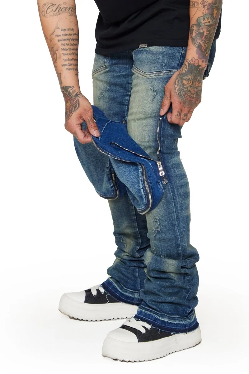 Valabasas Pocket Jeans - Stacked Dark Vintage - Image 6