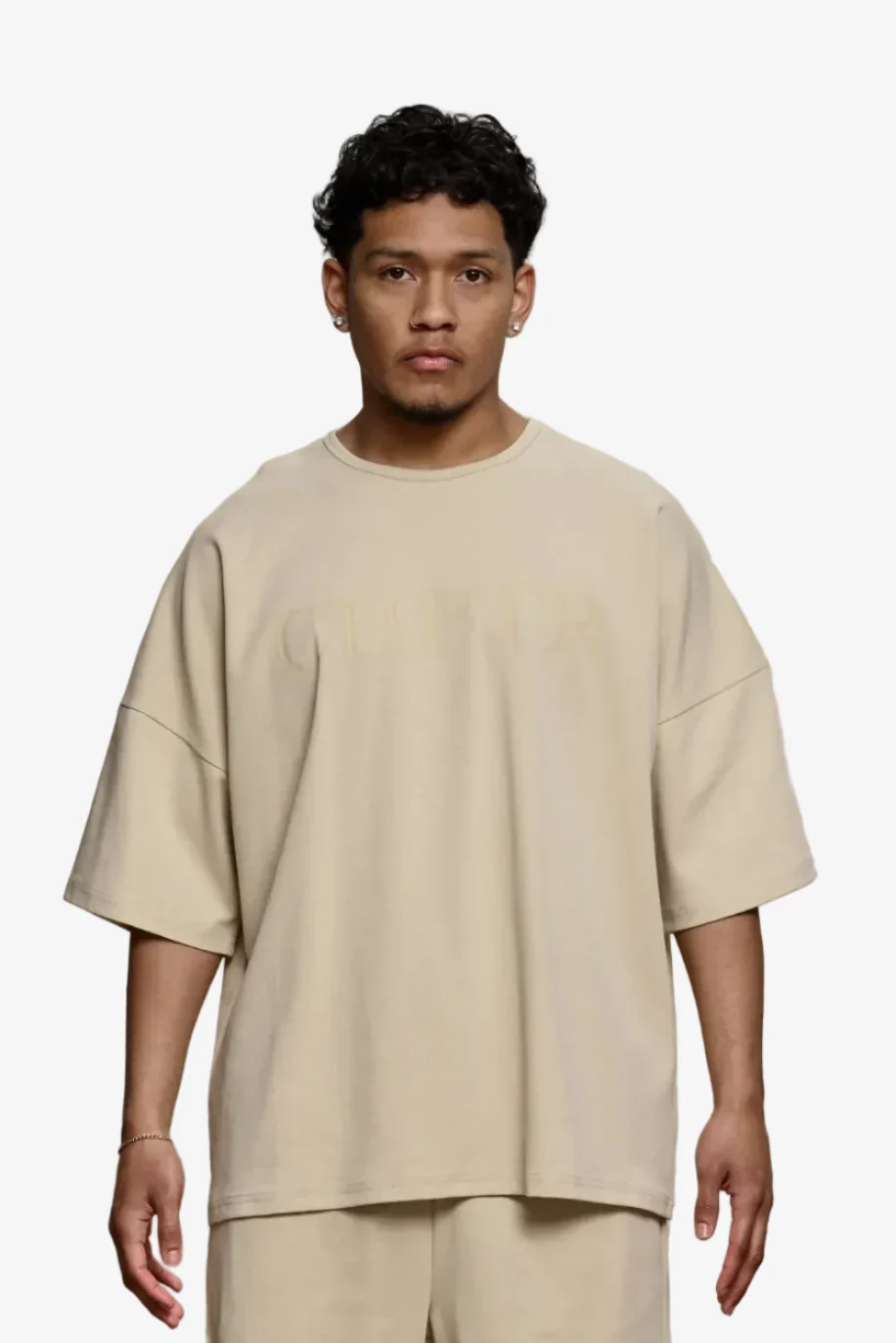 Silnt Chptrs Legacy Tee - Oversized Khaki - Image 2