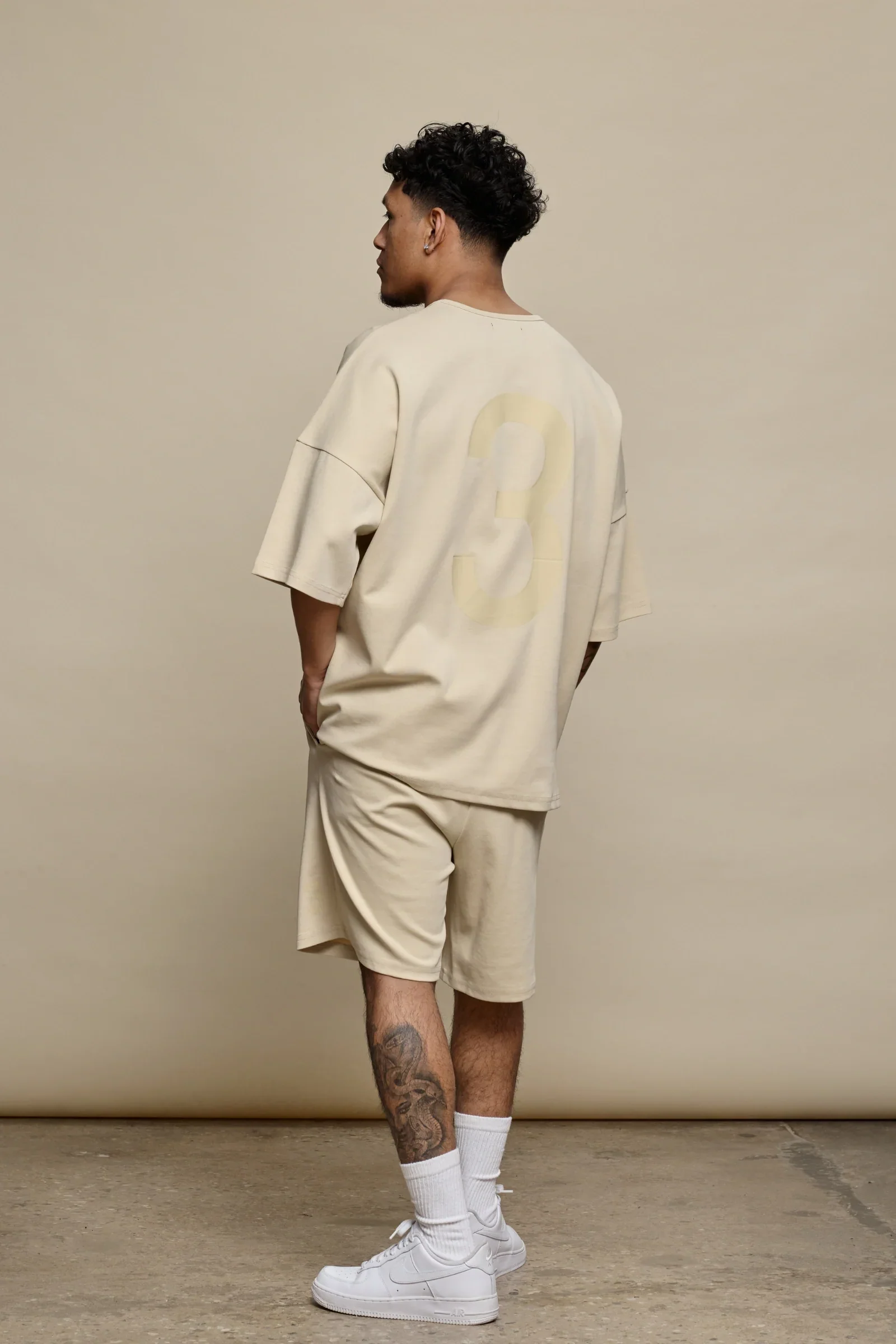 Silnt Chptrs Legacy Tee - Oversized Khaki - Image 7