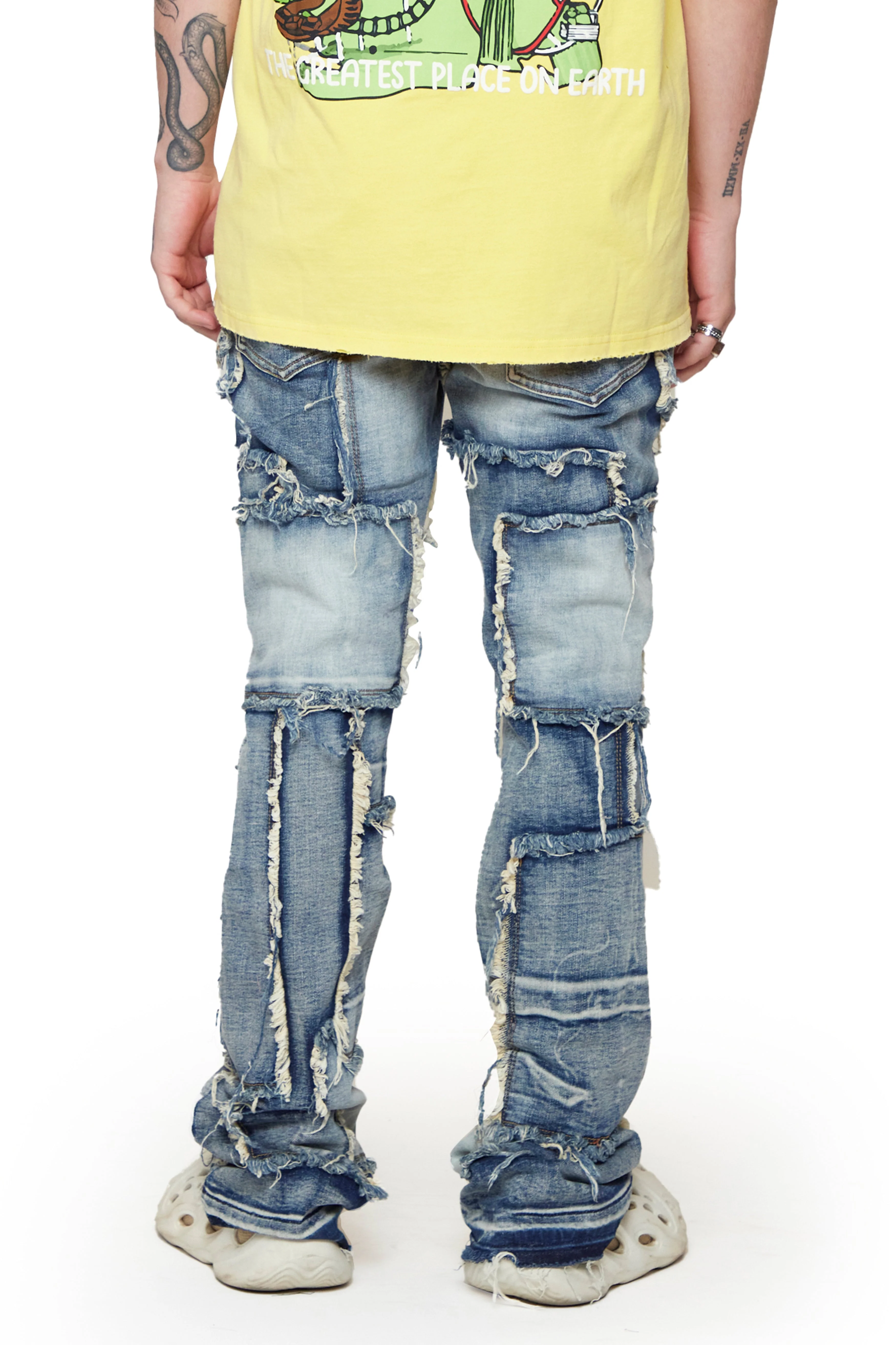 6Th Nbrhd Lupin Jeans - Light Wash - Image 6