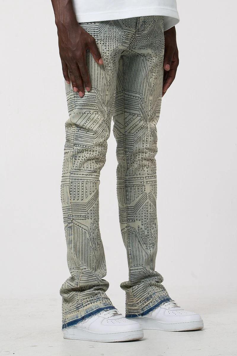 Waimea Stacked Jeans Men's Jeans - Light Wash - Image 3