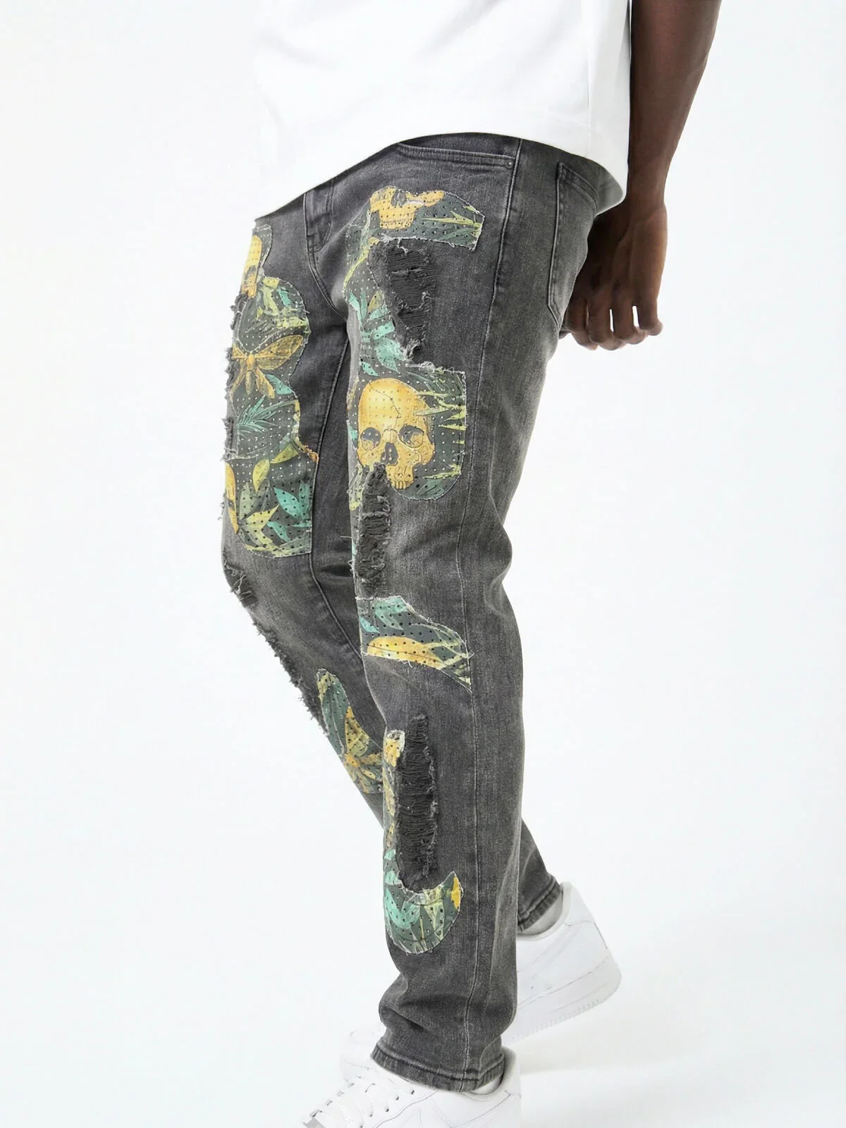 Waimea "Skull & Moth" Slim Fit Jean - Image 2
