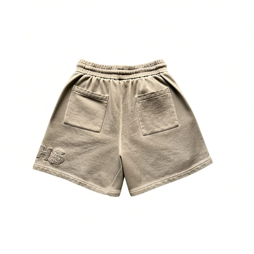 "MAWADA" Khaki Shorts Set - Image 5