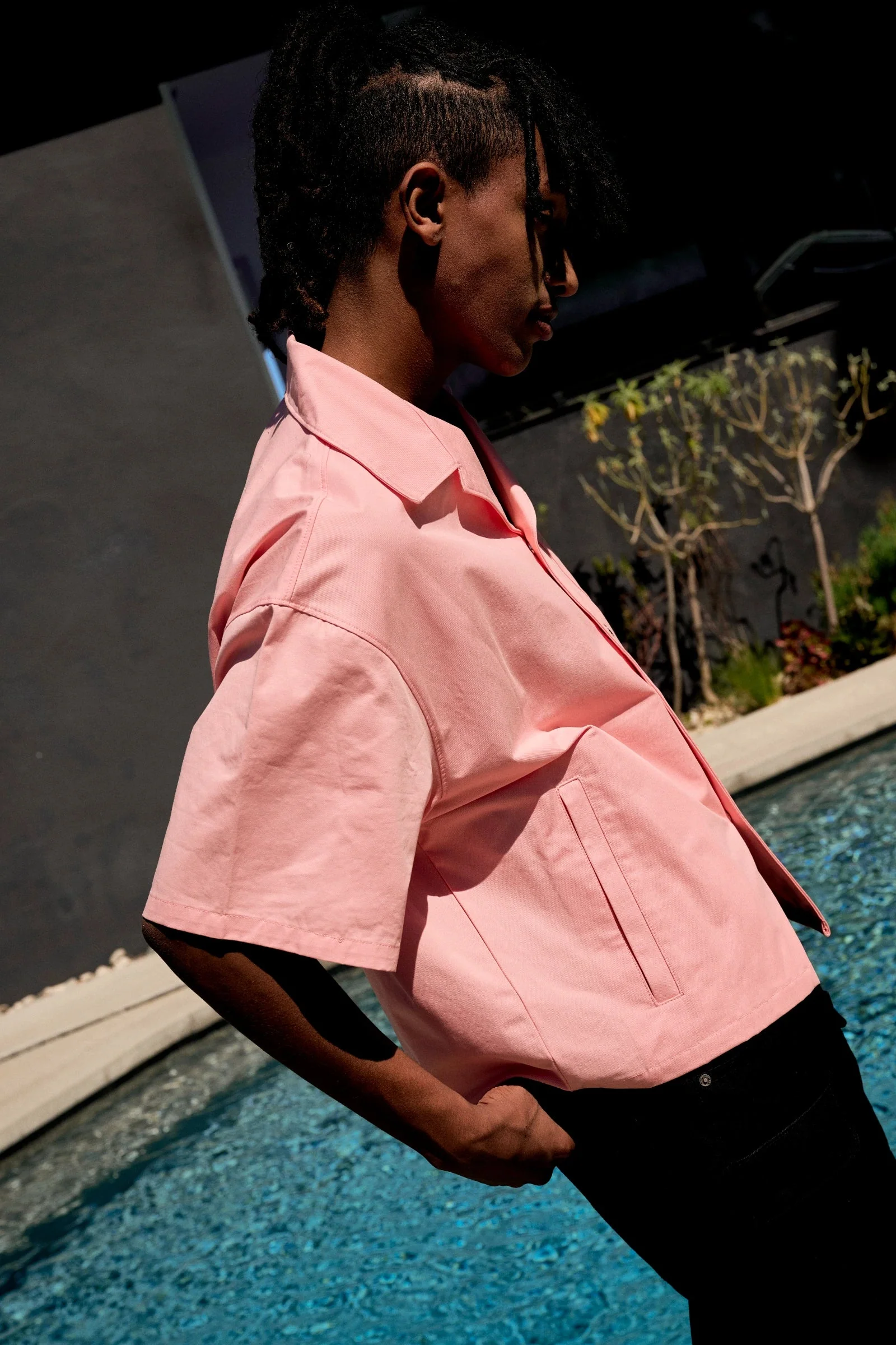 Silnt Chptrs Meantime Shirt - Boxy Fit Rose - Image 10
