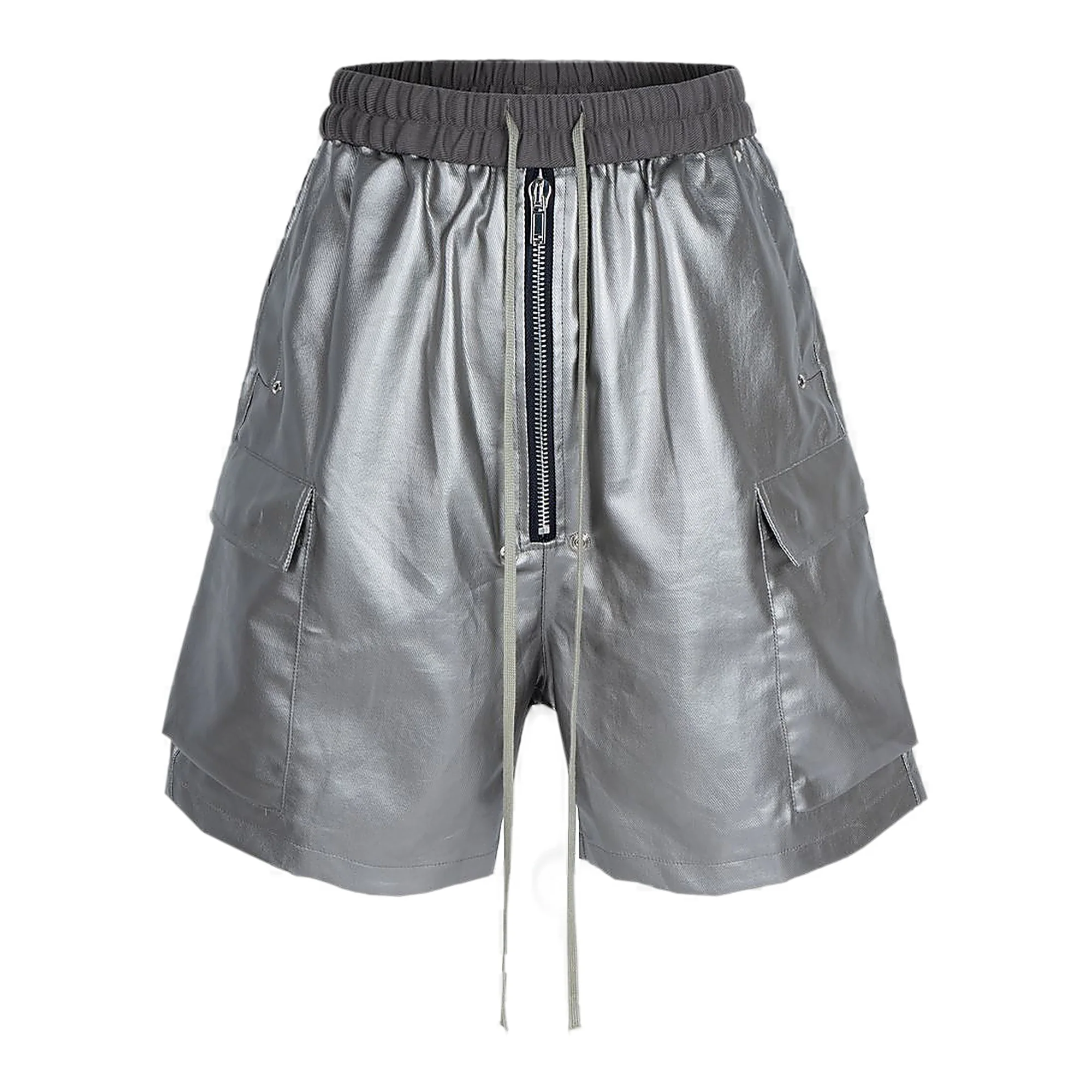 Undeveloped Shine Shorts - Metallic Silver