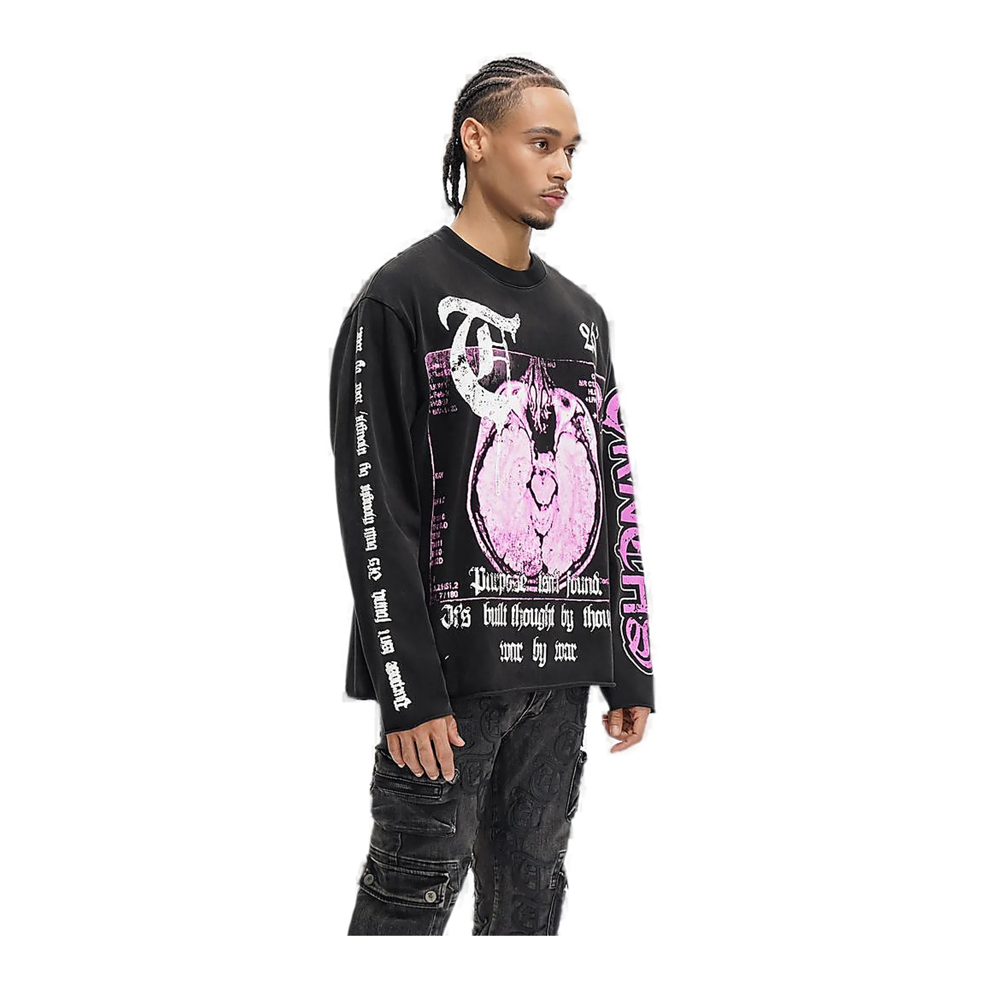 Trnchs X-Ray Sweatshirt - Oversized Fit Blue