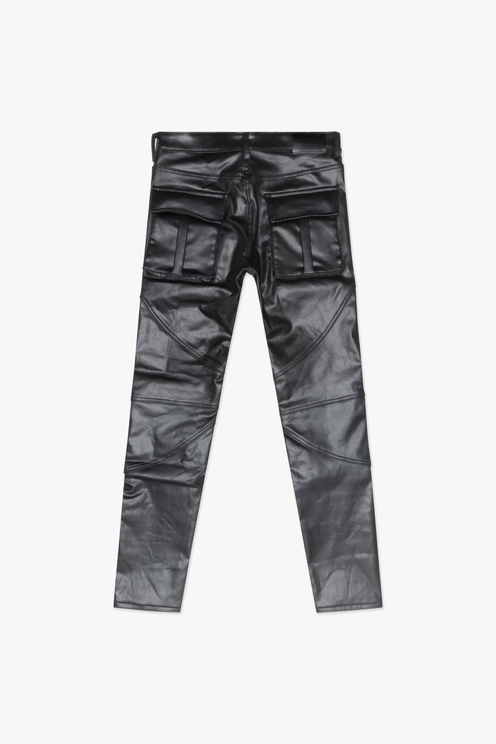 Silnt Chptrs Flap Cargo Pants - Reinforced Stitching Black - Image 3