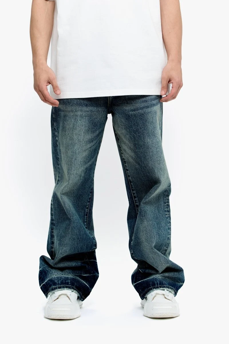 Valabasas Mr. Baggy Medium Wash Jeans - Dark Wash - Image 2