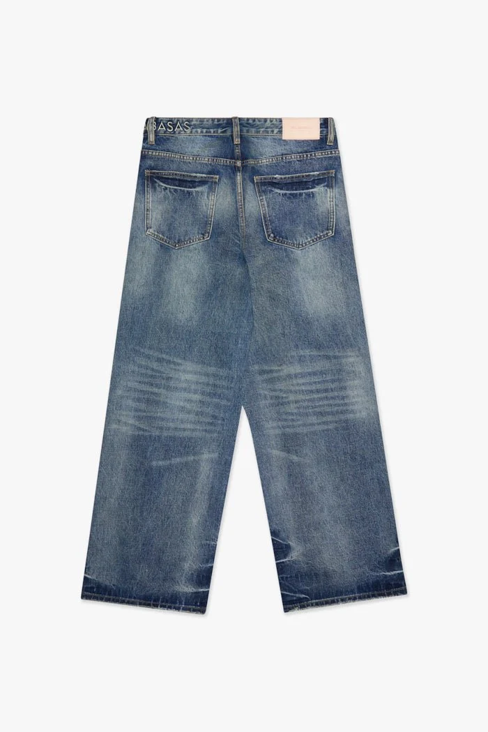 Valabasas Mr. Baggy Medium Wash Jeans - Dark Wash - Image 5