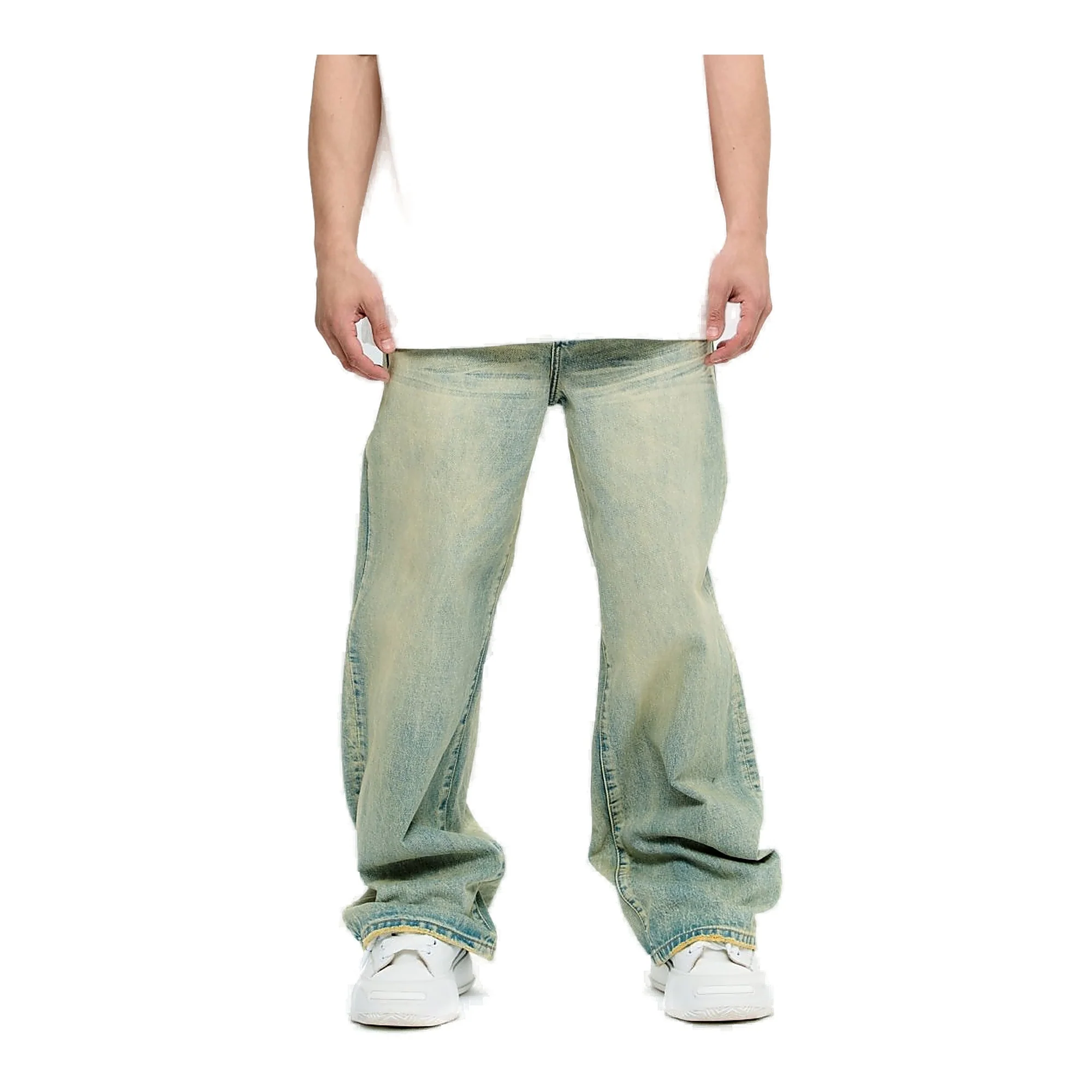 Valabasas Mr. Baggy Vintage Wash Jeans - Light Wash
