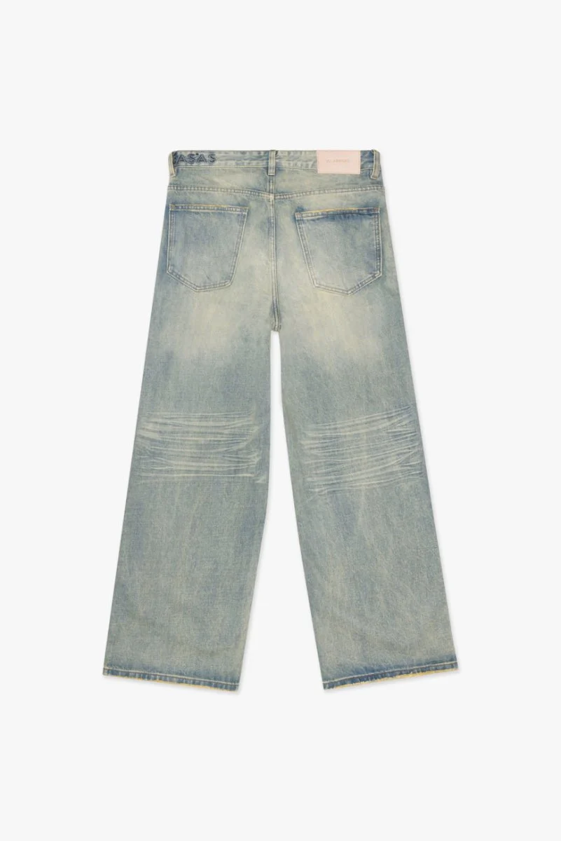 Valabasas Mr. Baggy Vintage Wash Jeans - Light Wash - Image 5