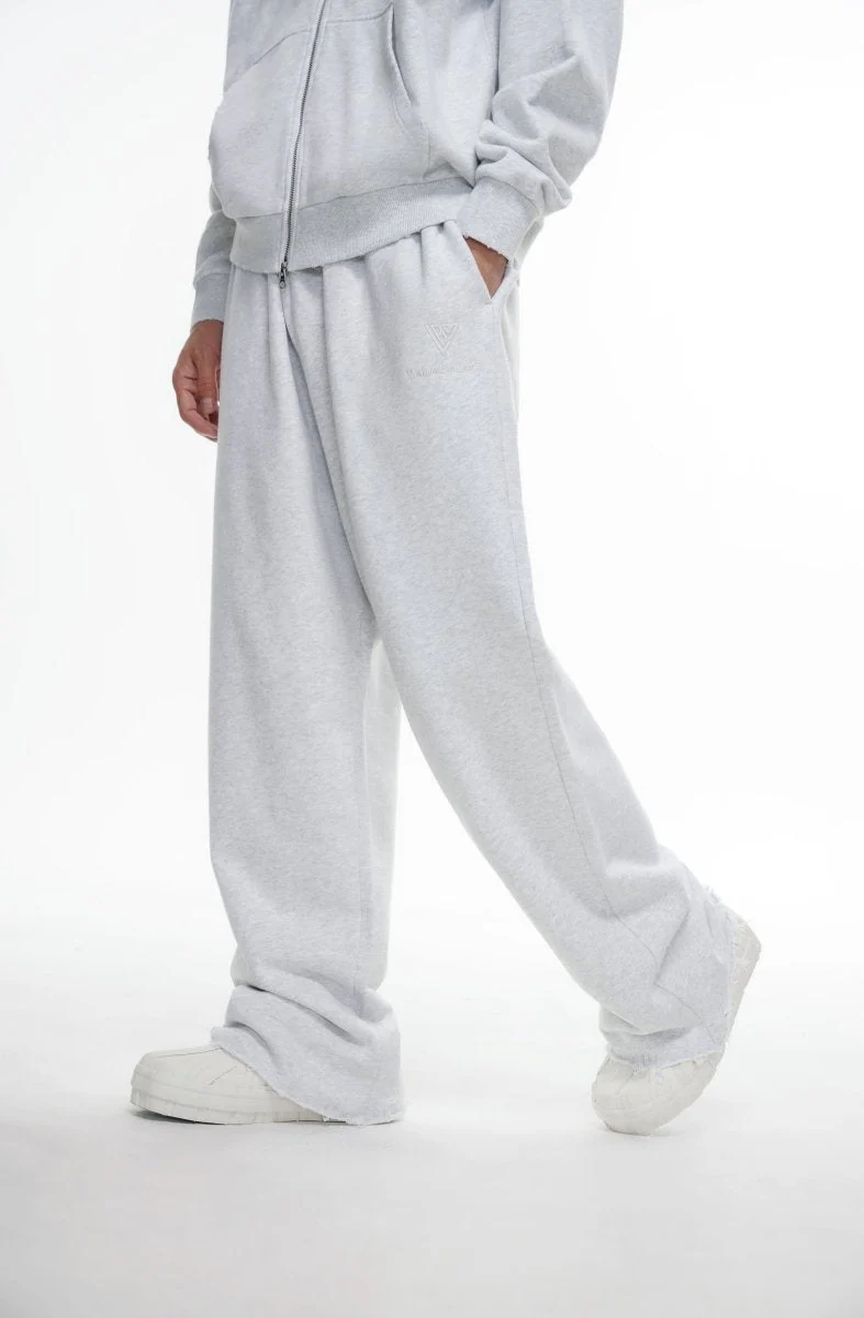 Valabasas Mr. Fleece Baggy Men's Pants Light Grey - Image 3