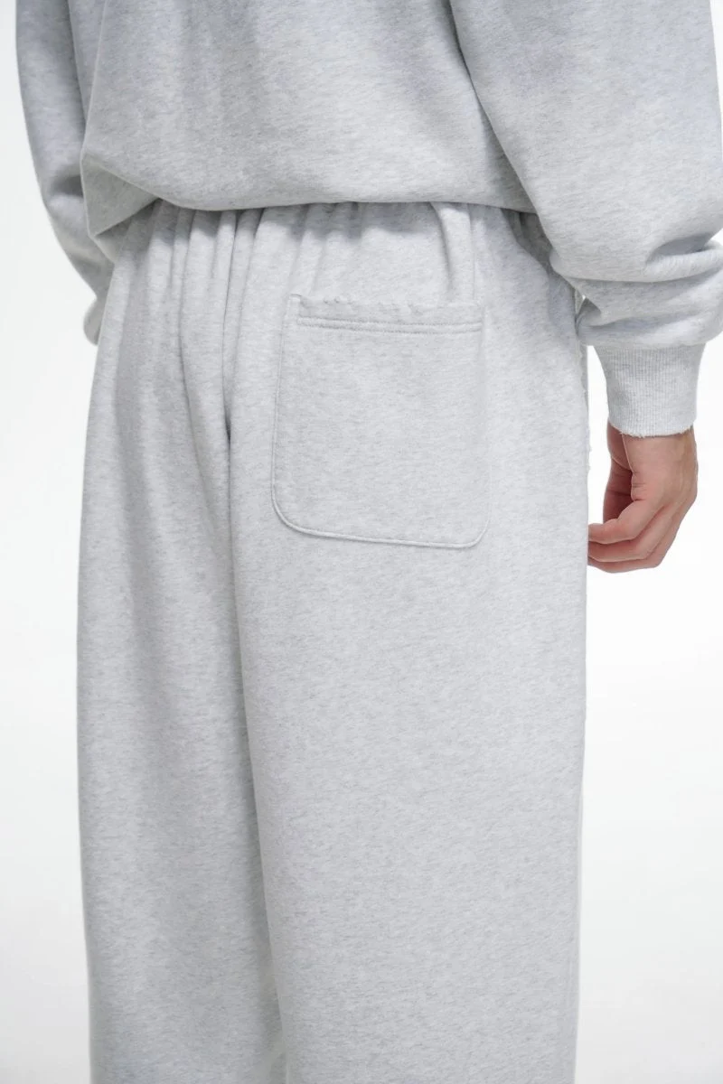 Valabasas Mr. Fleece Baggy Men's Pants Light Grey - Image 8