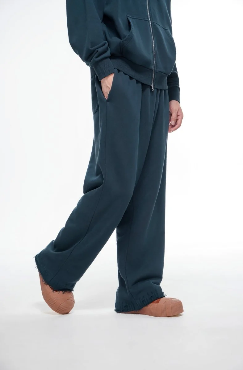 Valabasas Mr. Fleece Baggy Men's Pants Navy - Image 5