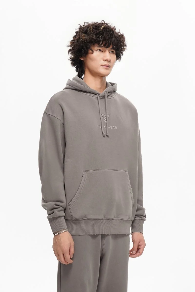 Valabasas Logo Hoodie - Relaxed Fit Mocha - Image 7