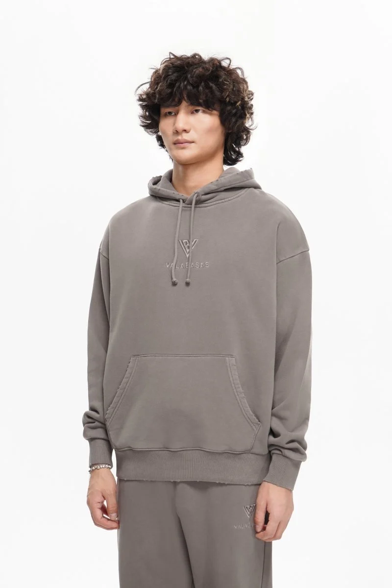 Valabasas Logo Hoodie - Relaxed Fit Mocha - Image 8