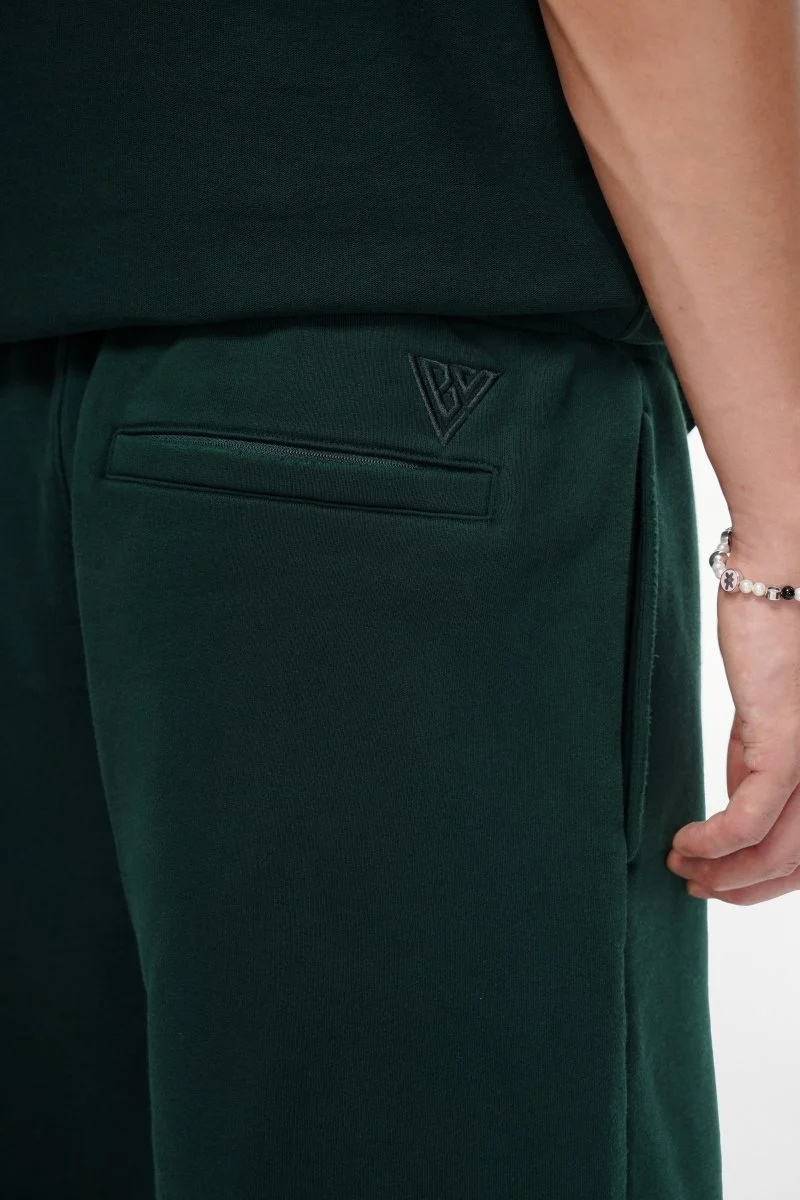 Valabasas Mr. Fleece Shorts Men Green - Image 4
