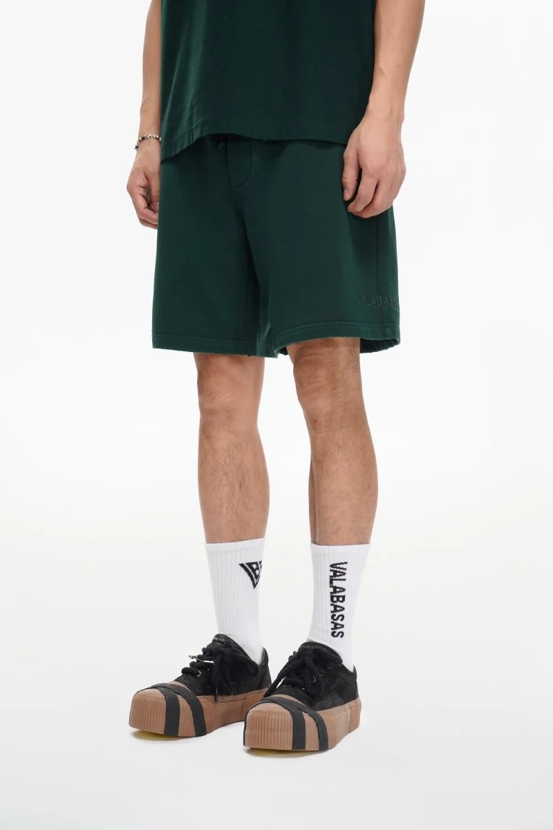 Valabasas Mr. Fleece Shorts Men Green - Image 9