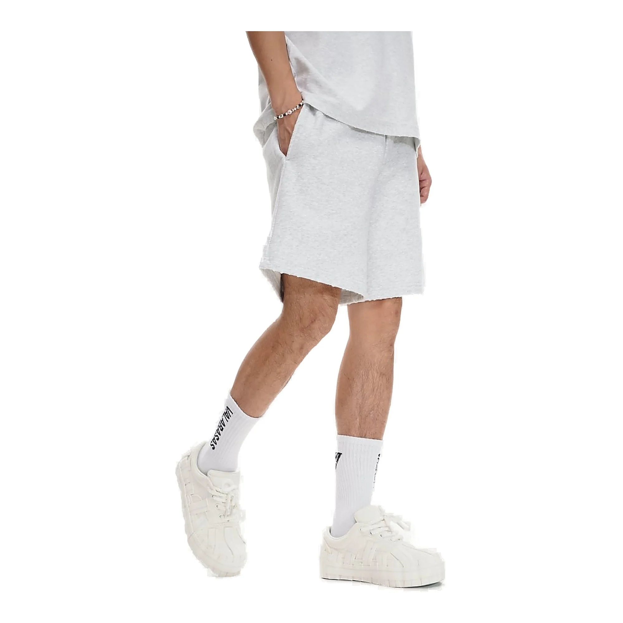 Valabasas Mr. Fleece Shorts Men Light Grey