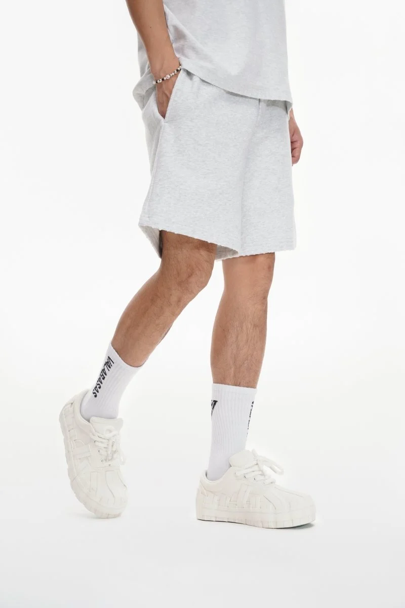 Valabasas Mr. Fleece Shorts Men Light Grey - Image 2