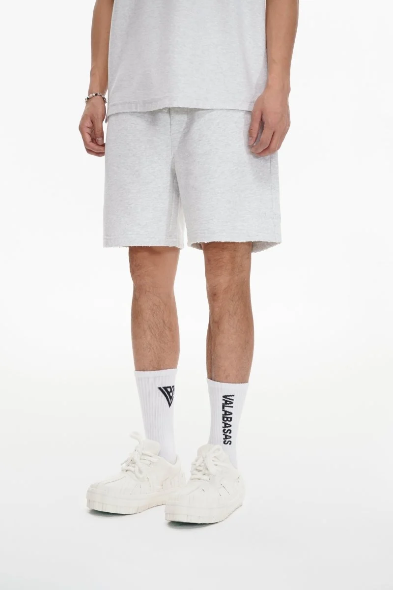 Valabasas Mr. Fleece Shorts Men Light Grey - Image 4