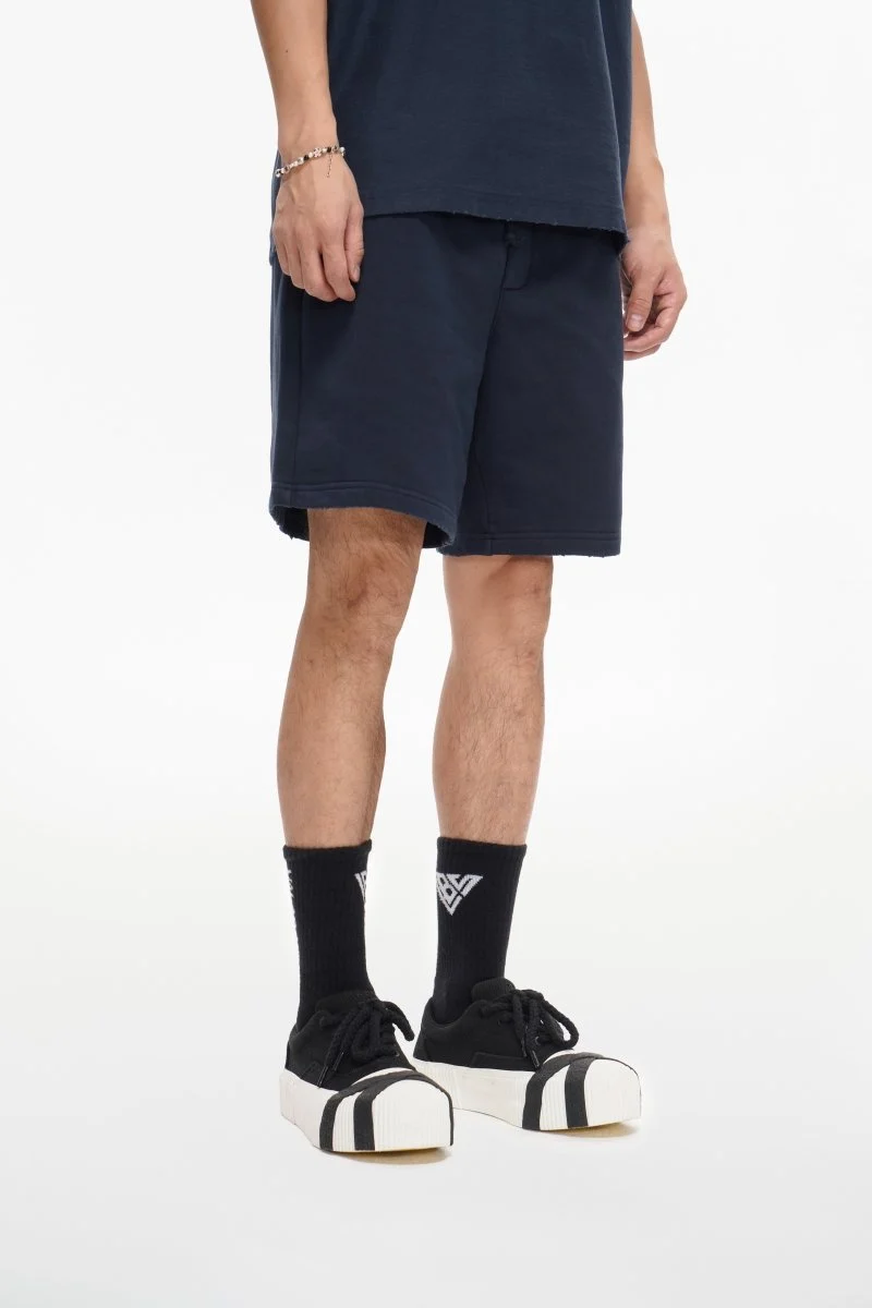 Valabasas Mr. Fleece Shorts Men Navy - Image 4