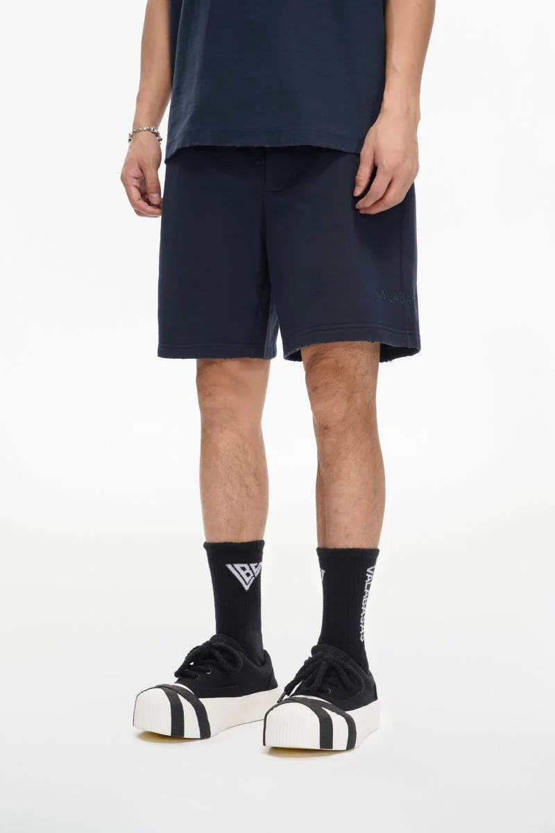 Valabasas Mr. Fleece Shorts Men Navy - Image 8